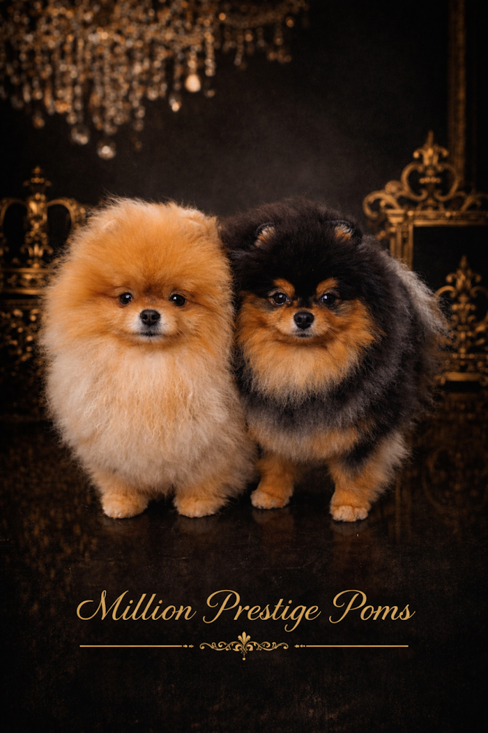 Poster van Million Prestige Poms nestjes